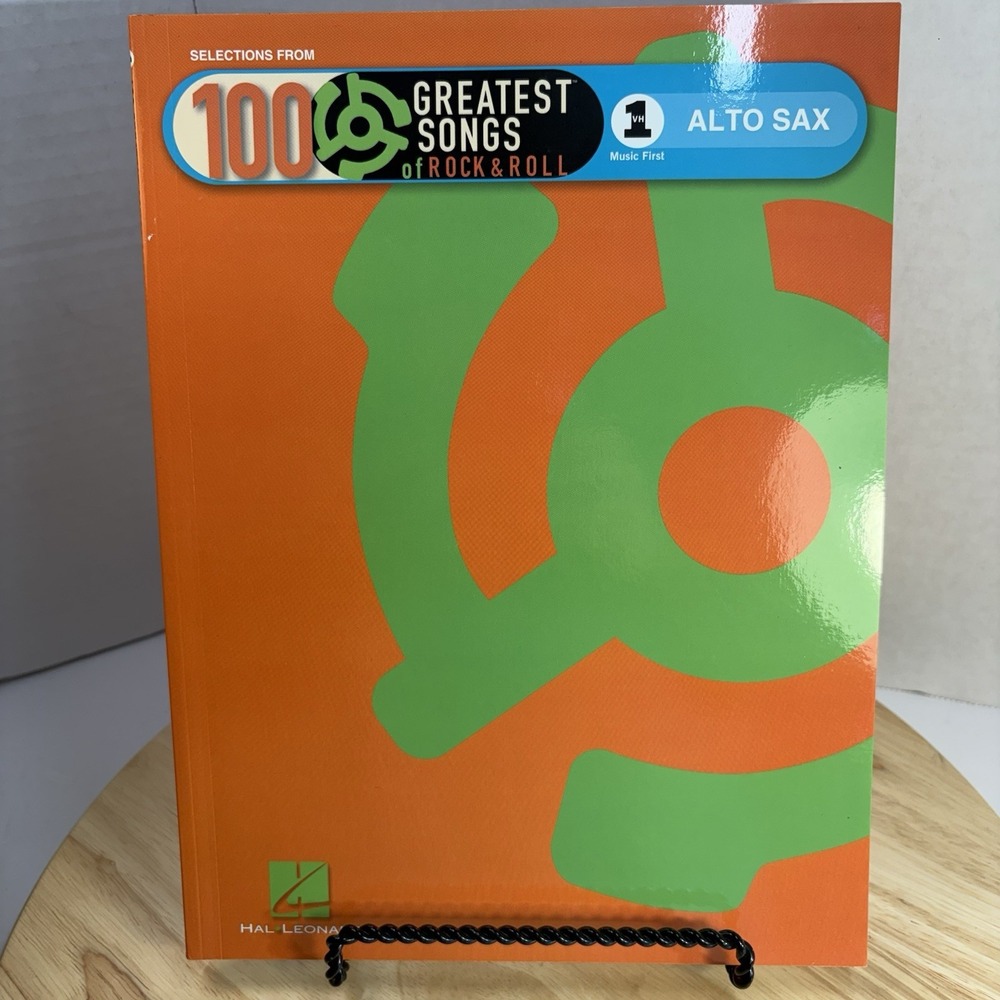 Hal Leonard 100 Greatest Rock & Roll Songs Alto Sax Solo Songbook HL00119096